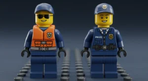 انباکس لگو قایق پلیس 60456